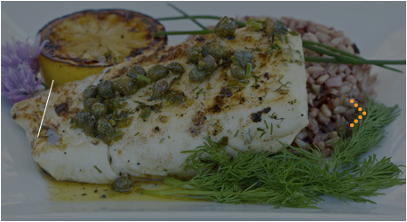 Grilled Halibut With Lemon Caper Sauce